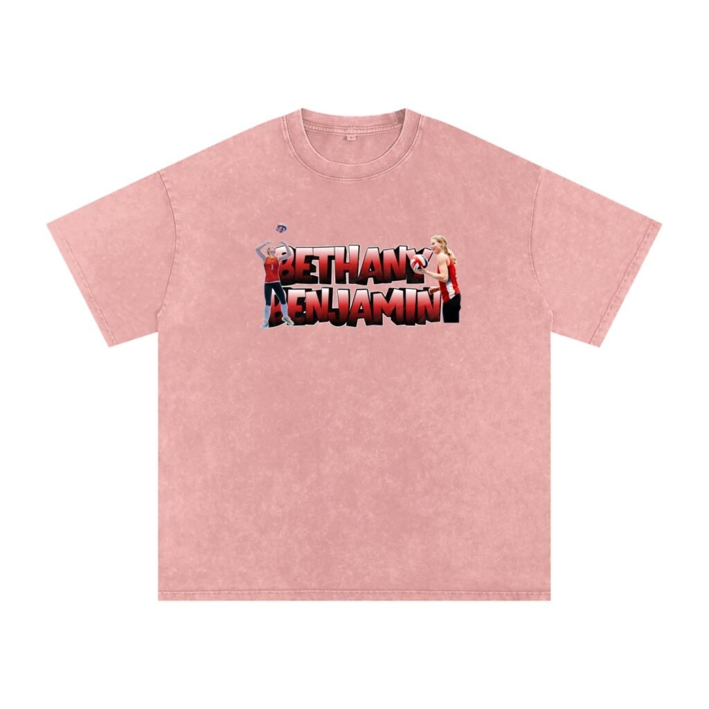 Bethany Benjamin Snow Washed Oversized TEE