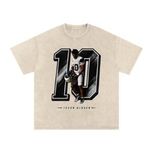 Tevon glover Snow Washed Oversized TEE - Image 2