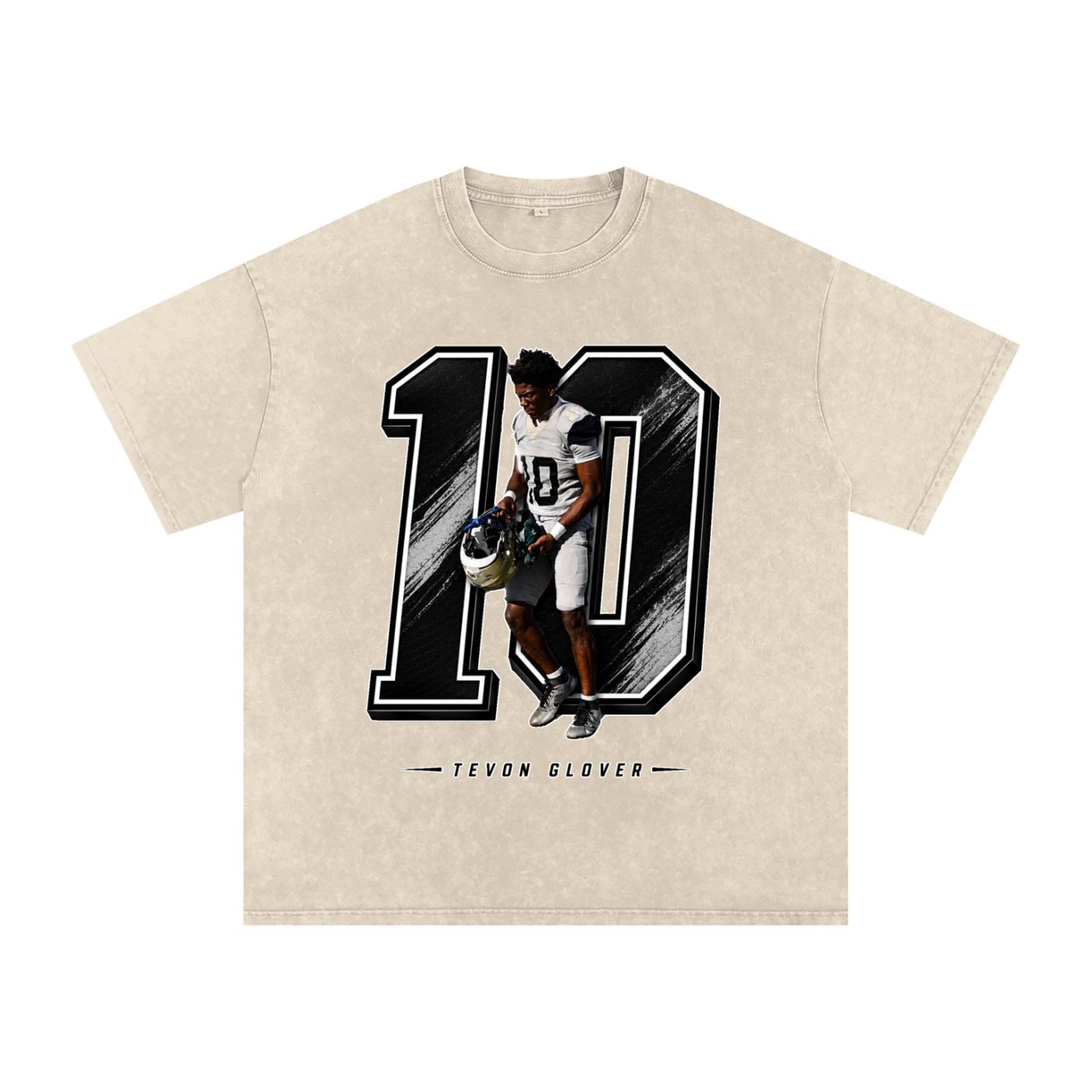 Tevon glover Snow Washed Oversized TEE - Image 2