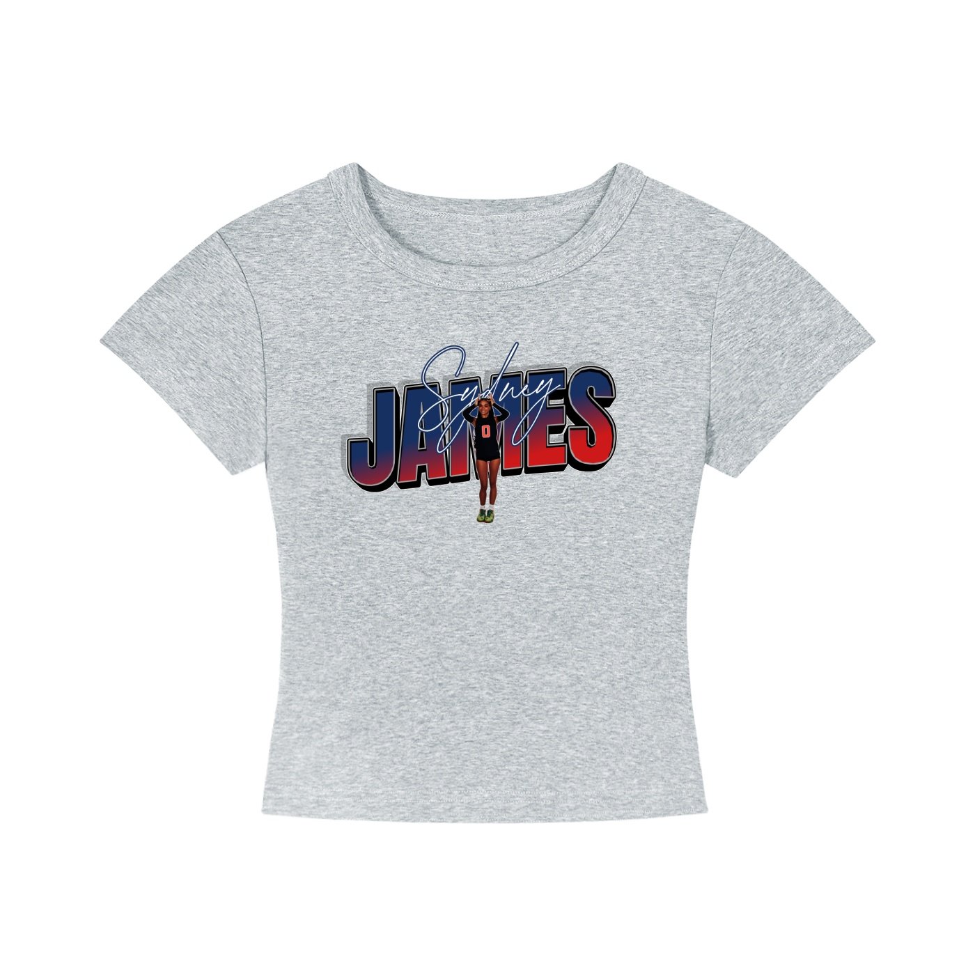 Sydney James Women's CropTop - Image 3