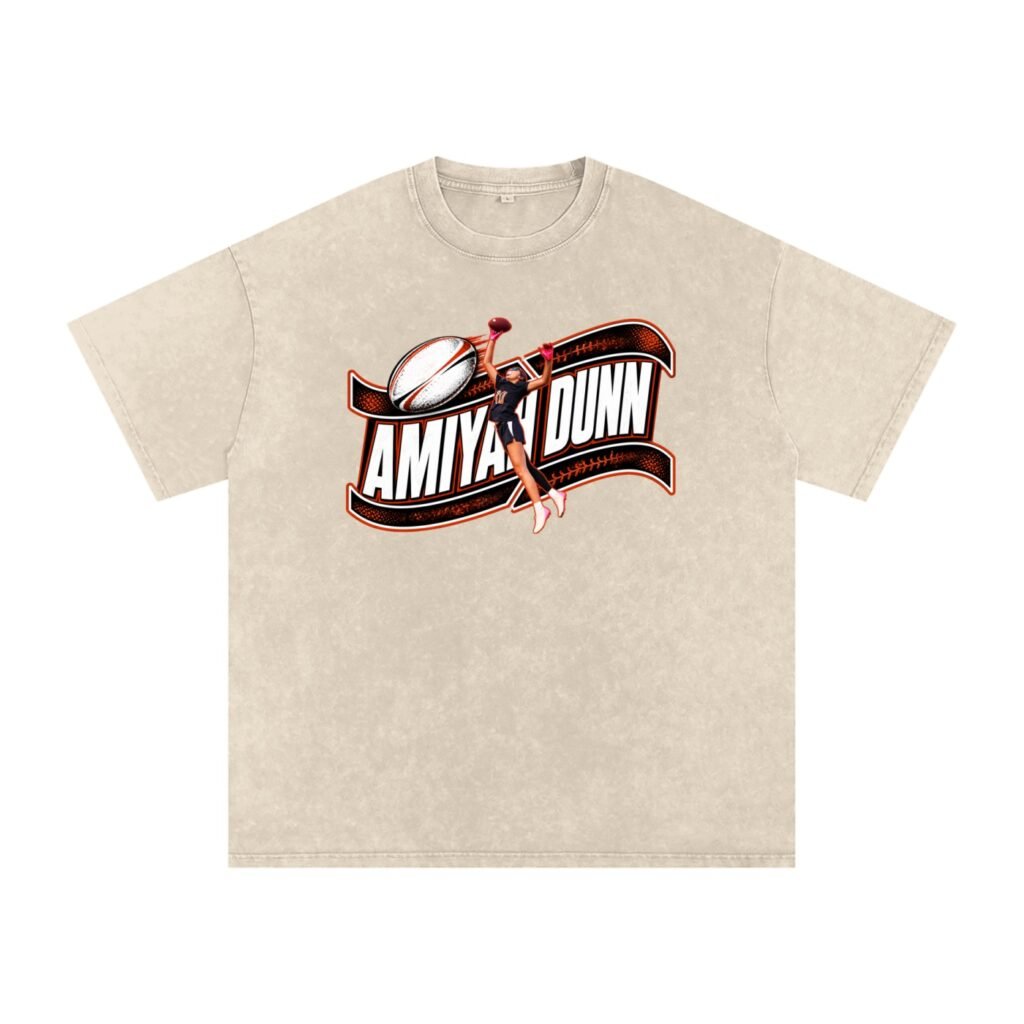 Amiyah Dunn Snow Washed Oversized TEE