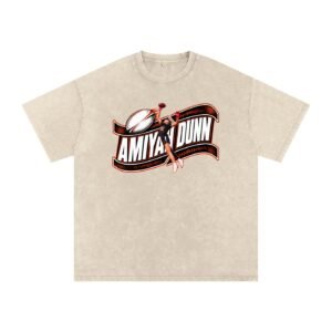 Amiyah Dunn Snow Washed Oversized TEE - Image 2