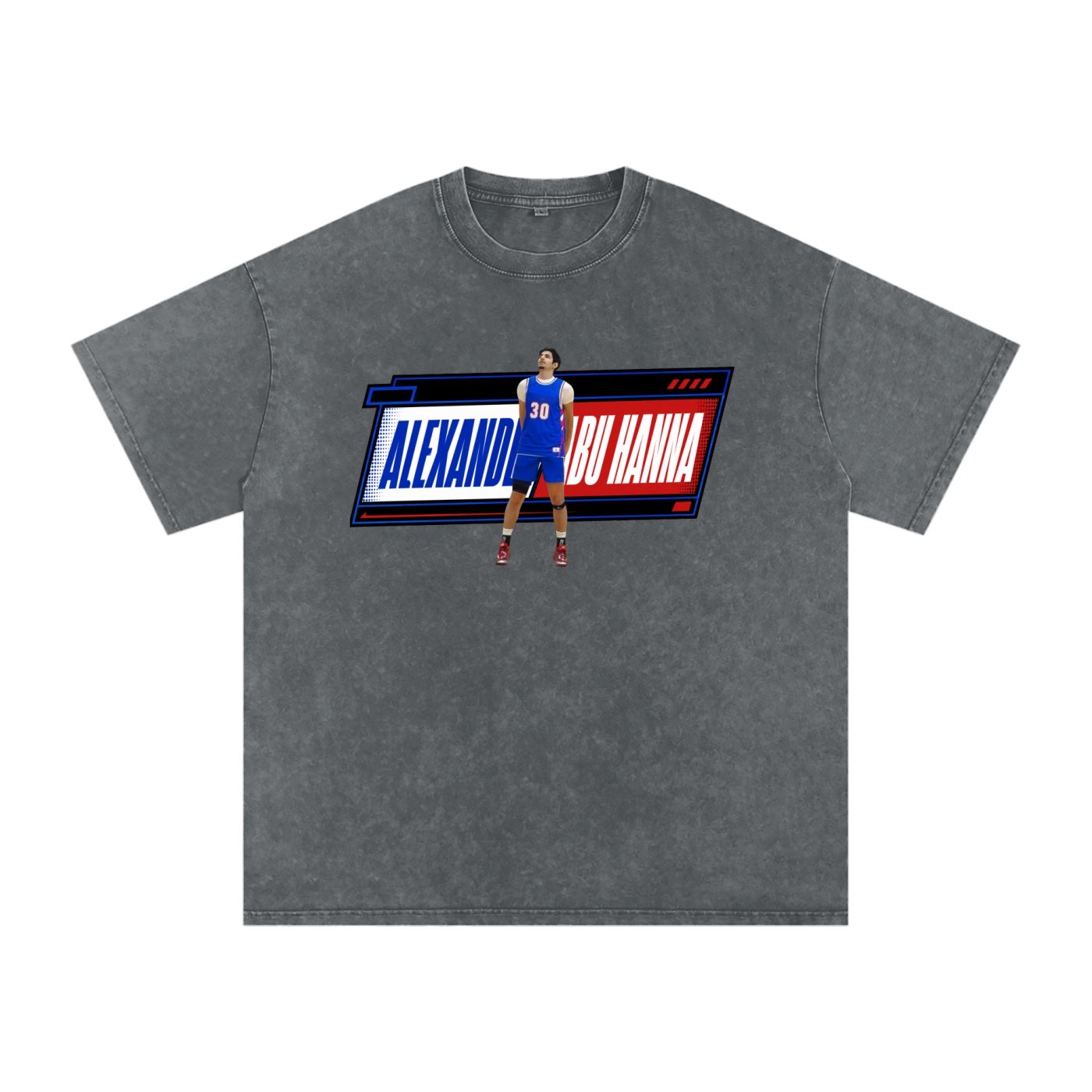 Alexander Abu Hanna Snow Washed Oversized TEE - Image 4