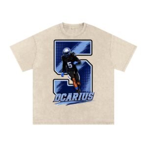 Dcarius Davis Snow Washed Oversized TEE - Image 2
