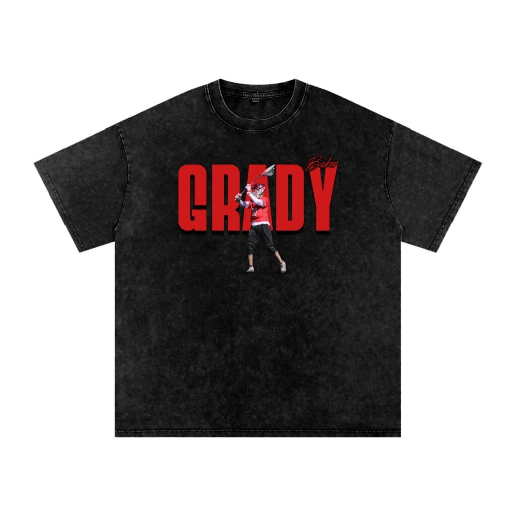 Grady Baker Snow Washed Oversized TEE