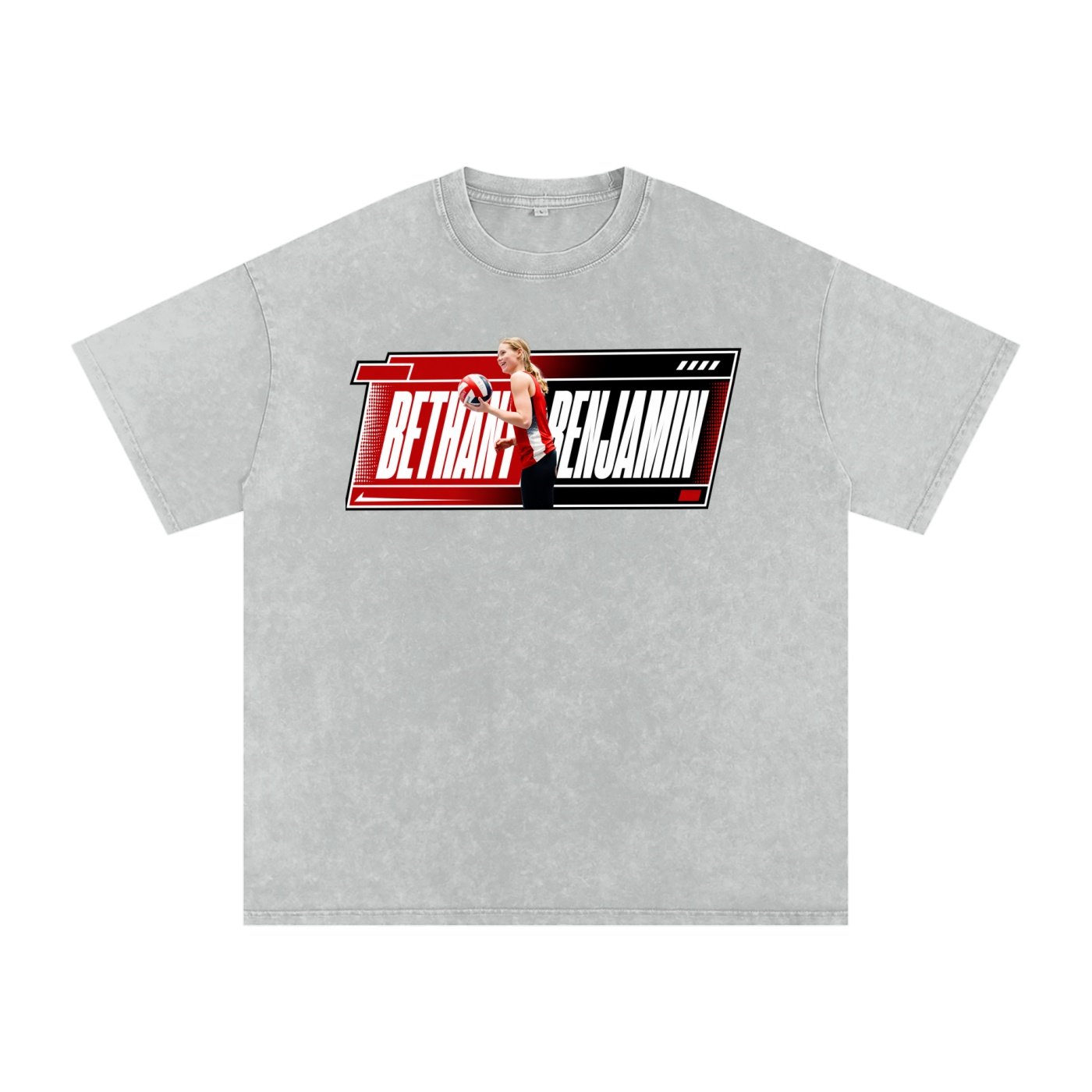 Bethany Benjamin Snow Washed Oversized TEE - Image 3