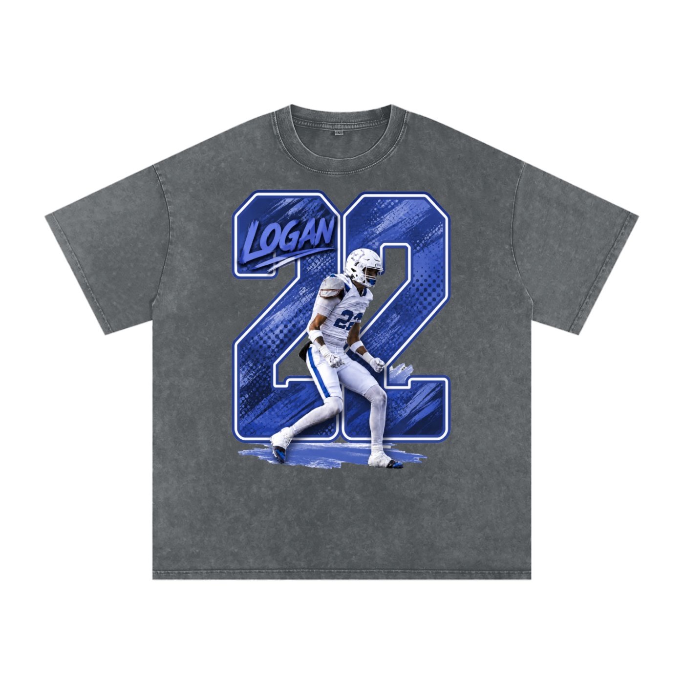 Logan Hartman Snow Washed Oversized TEE - Image 4