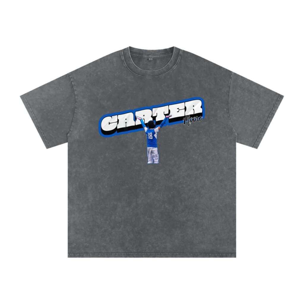 Carter Moore Snow Washed Oversized TEE