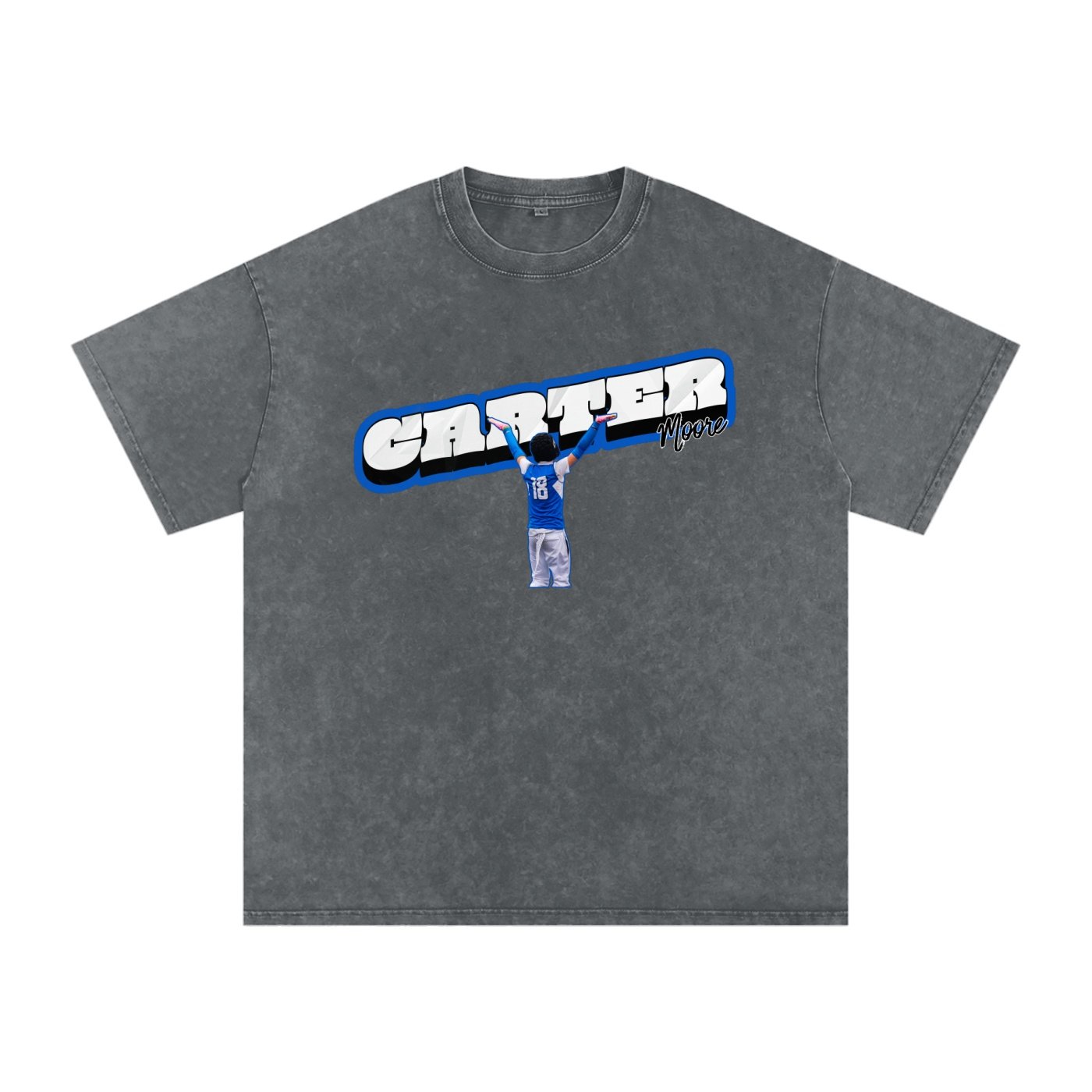 Carter Moore Snow Washed Oversized TEE - Image 4