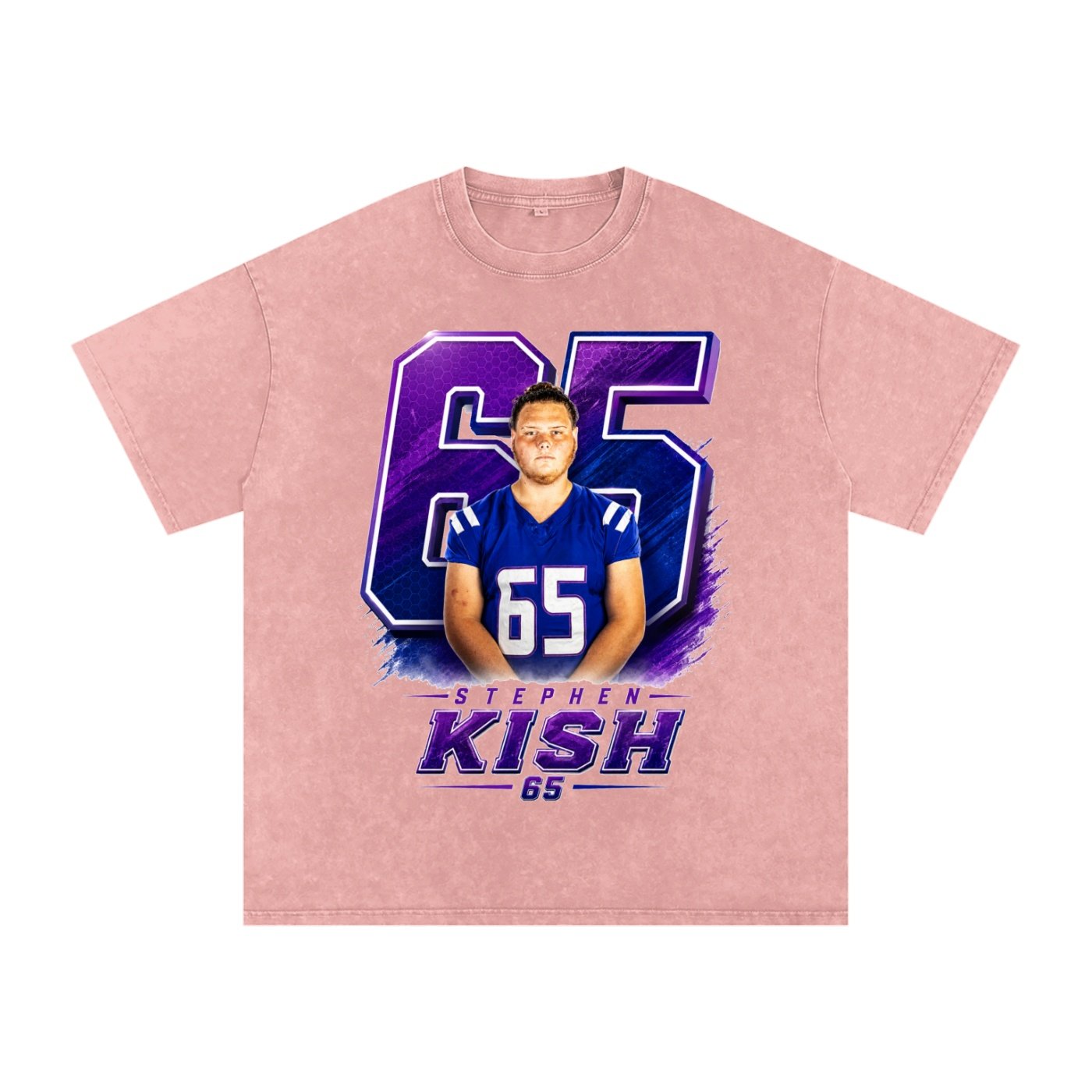 Stephen Kish Snow Washed Oversized TEE - Image 5