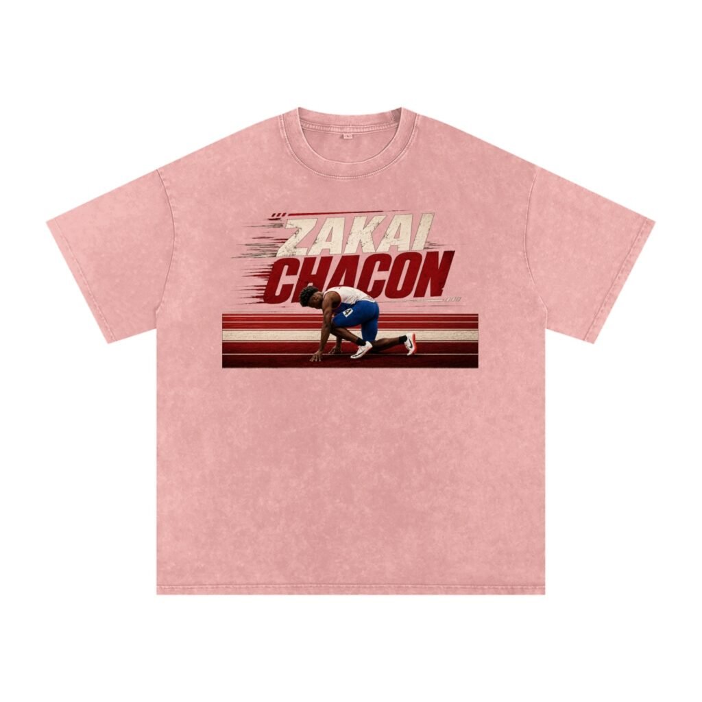 Zakai Chacon Snow Washed Oversized TEE