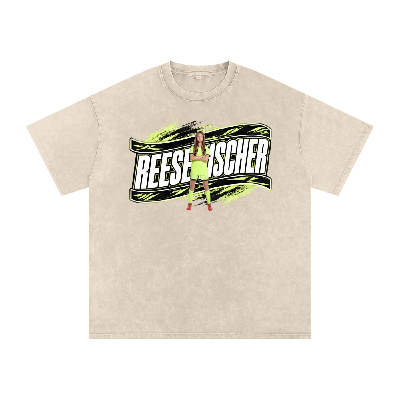 Reese Tischer Snow Washed Oversized TEE - Image 2