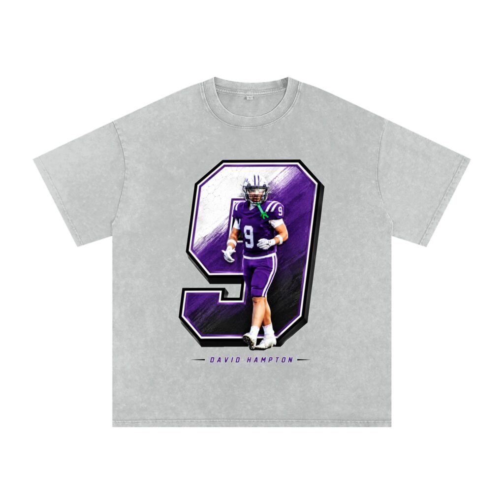 David Hampton Snow Washed Oversized TEE