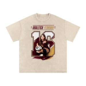 Analeigh Ferrara Snow Washed Oversized TEE - Image 2