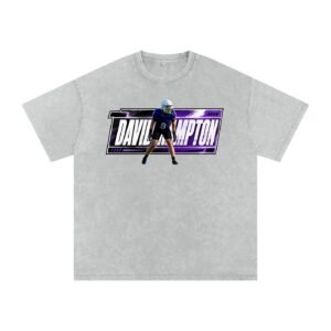 David Hampton Snow Washed Oversized TEE - Image 3