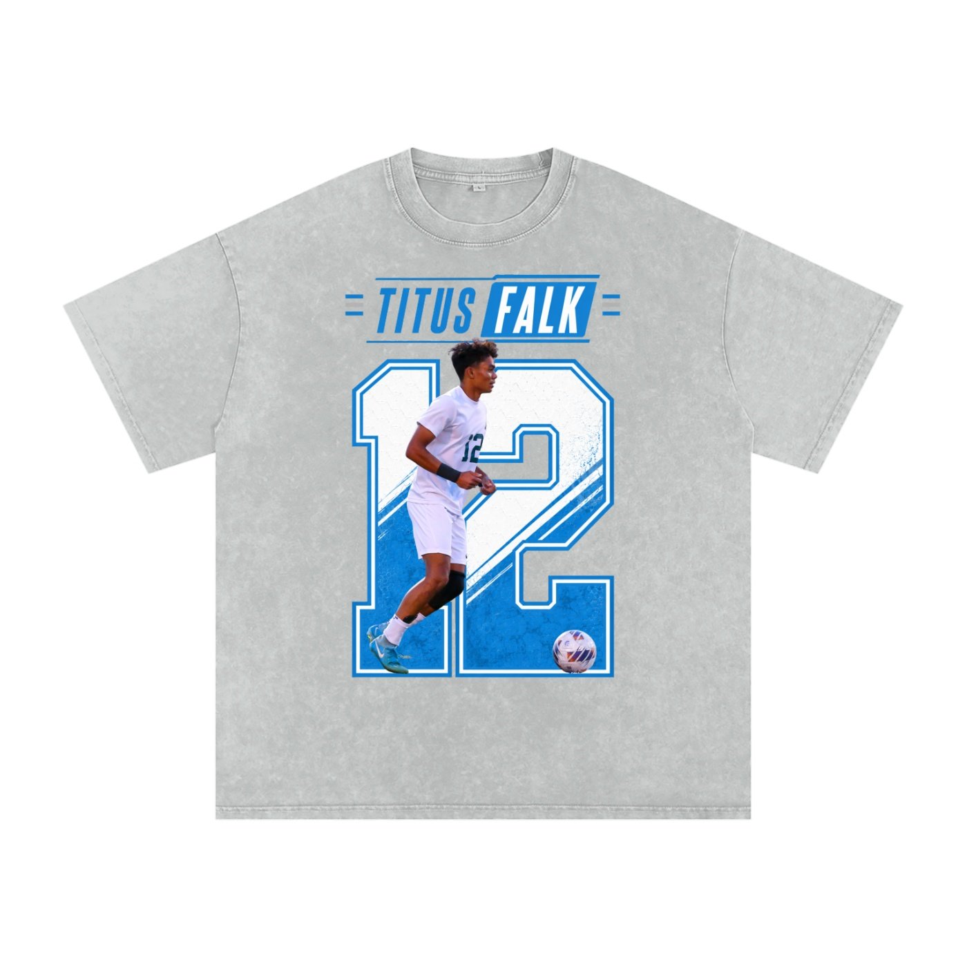 Titus Falk Snow Washed Oversized TEE - Image 3