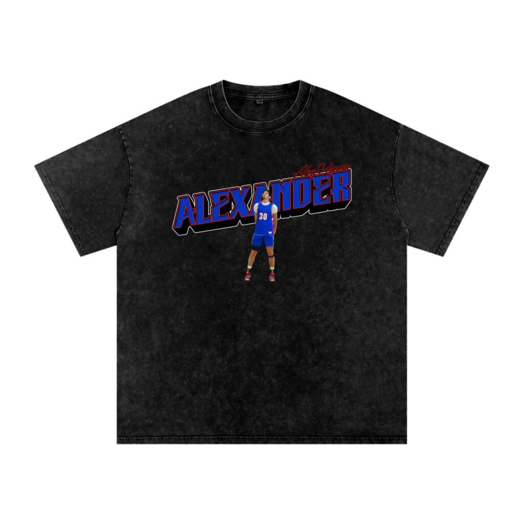 Alexander Abu Hanna Snow Washed Oversized TEE