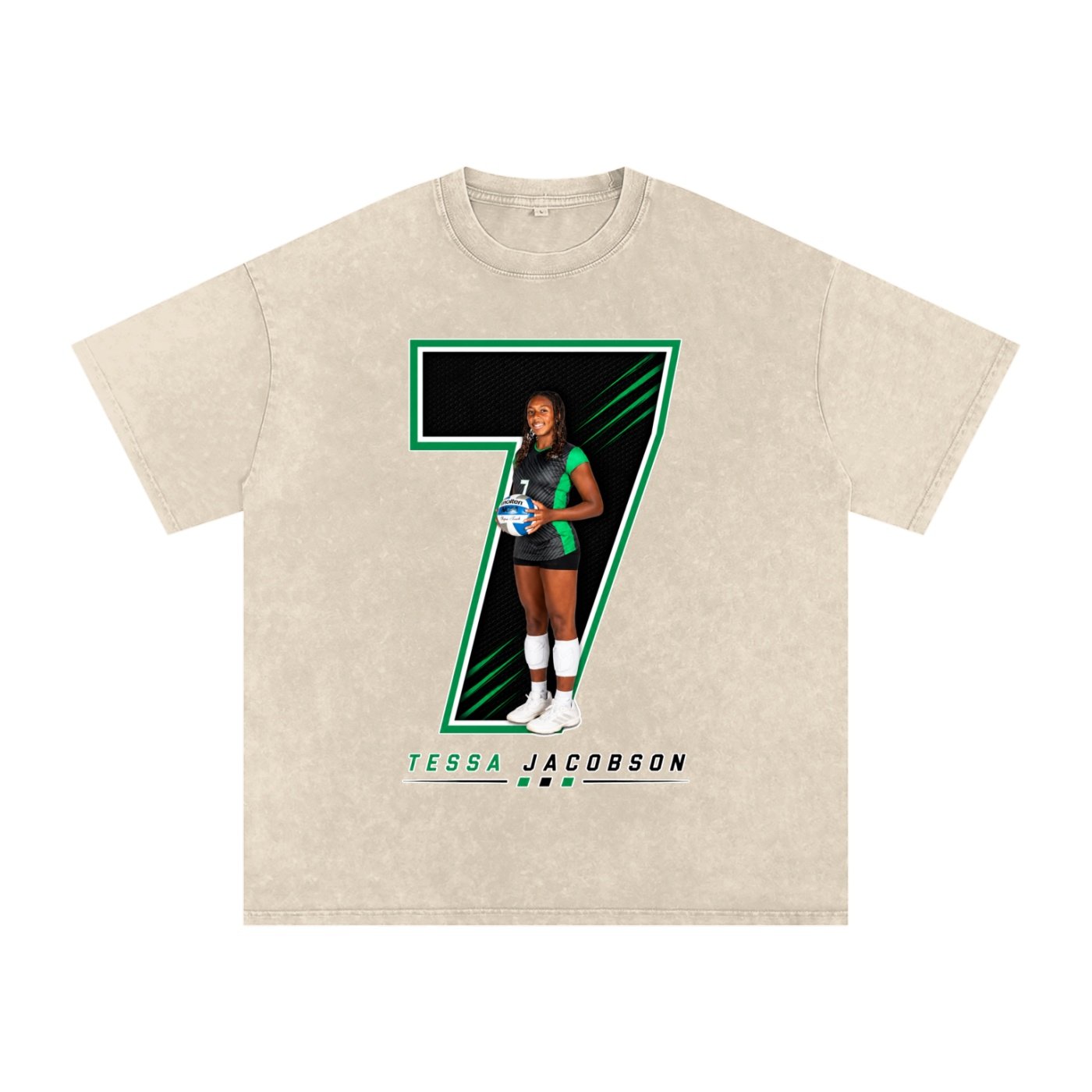Tessa Jacobson Snow Washed Oversized TEE - Image 2