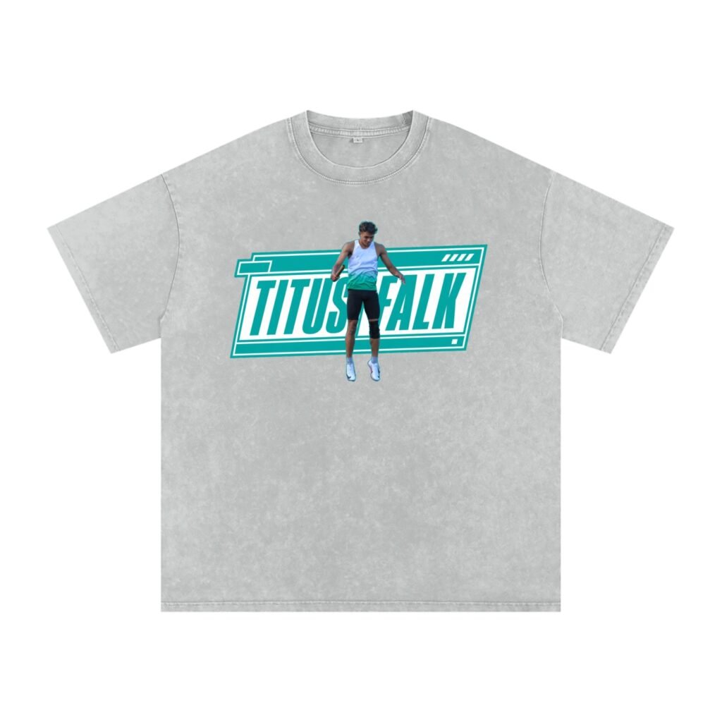 Titus Falk Snow Washed Oversized TEE