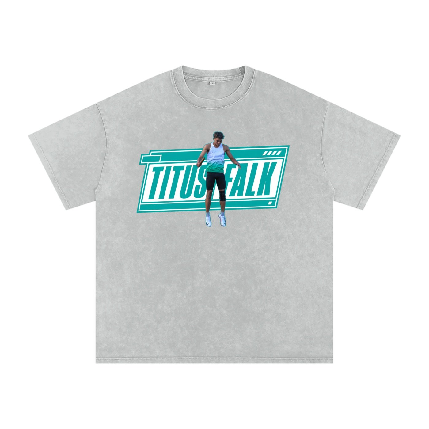 Titus Falk Snow Washed Oversized TEE - Image 3