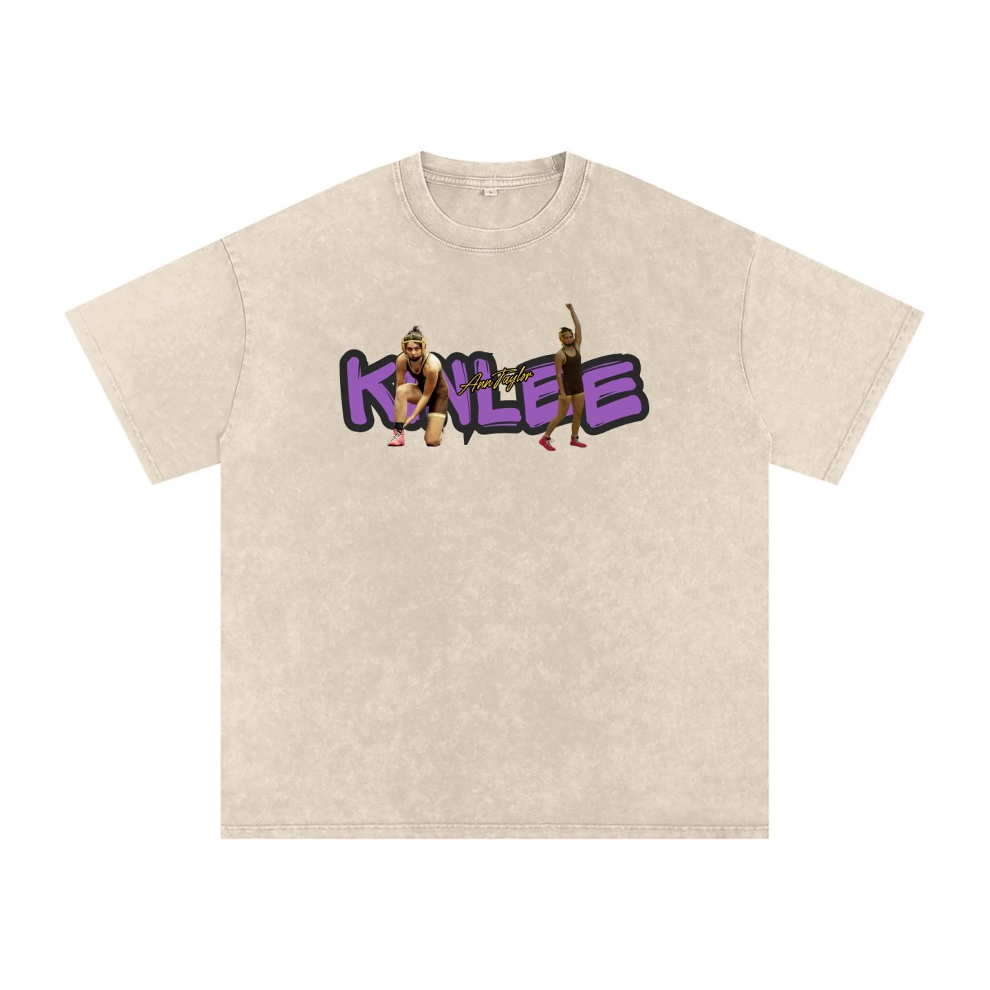 Kinlee Ann Taylor Snow Washed Oversized TEE - Image 2
