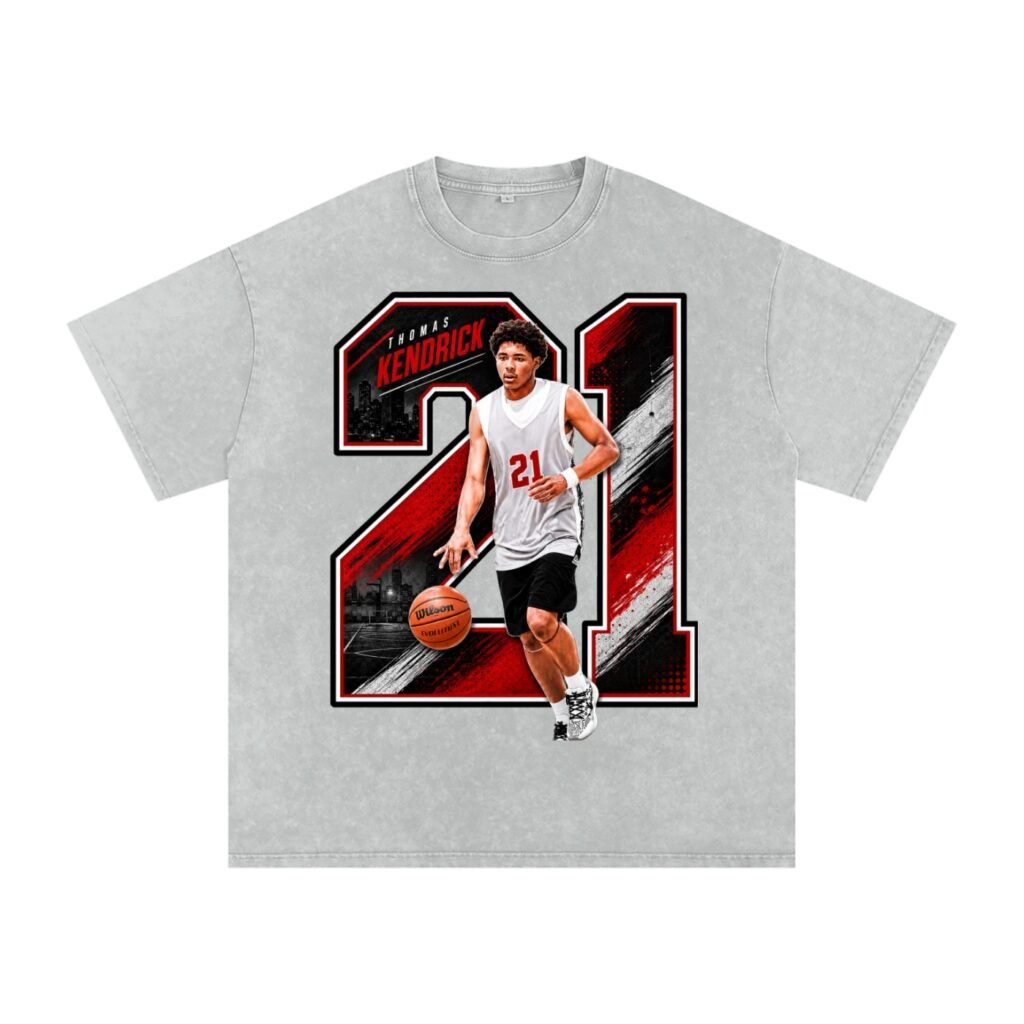 Thomas Kendrick McDowell III Snow Washed Oversized TEE