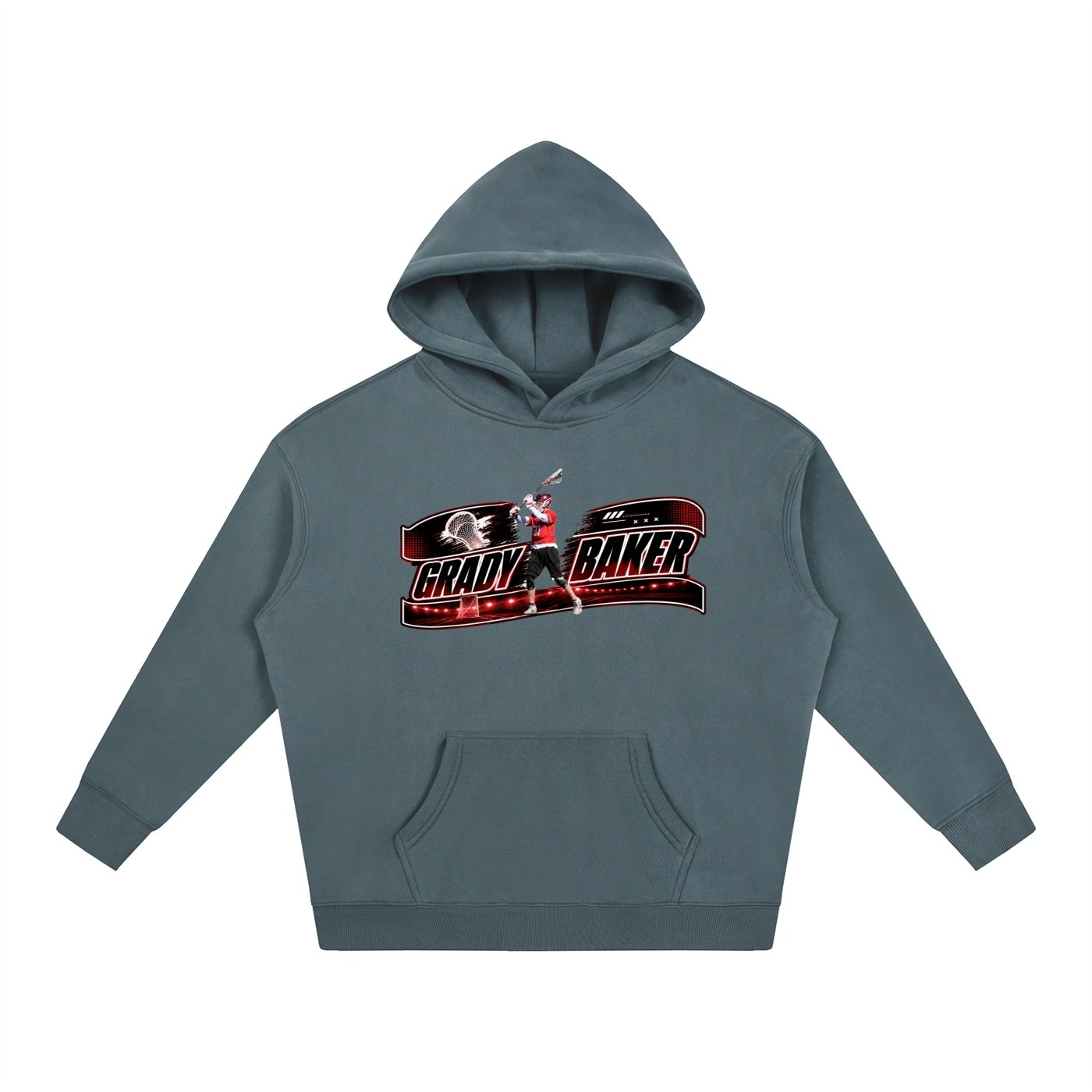 Grady Baker Oversize Fleeced Hoodie - Image 4