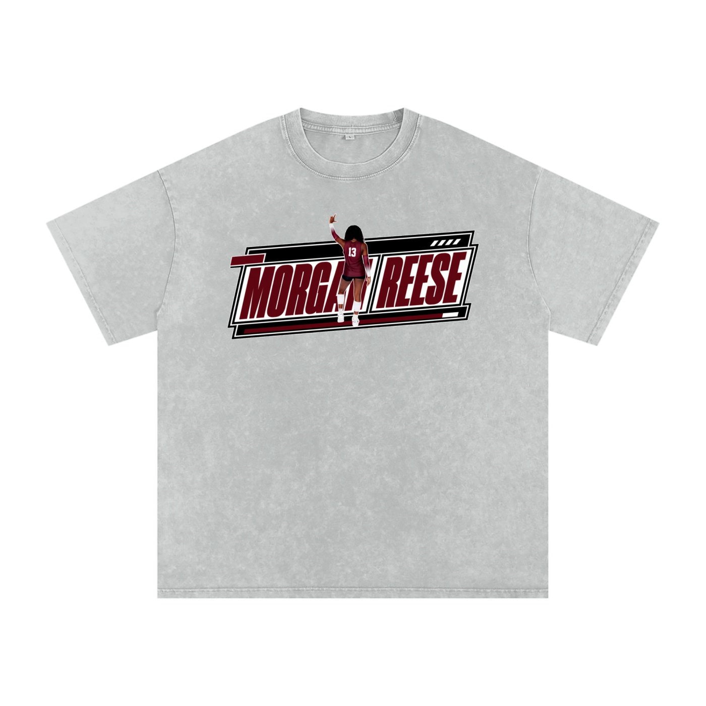 Morgan Reese  Snow Washed Oversized TEE - Image 3