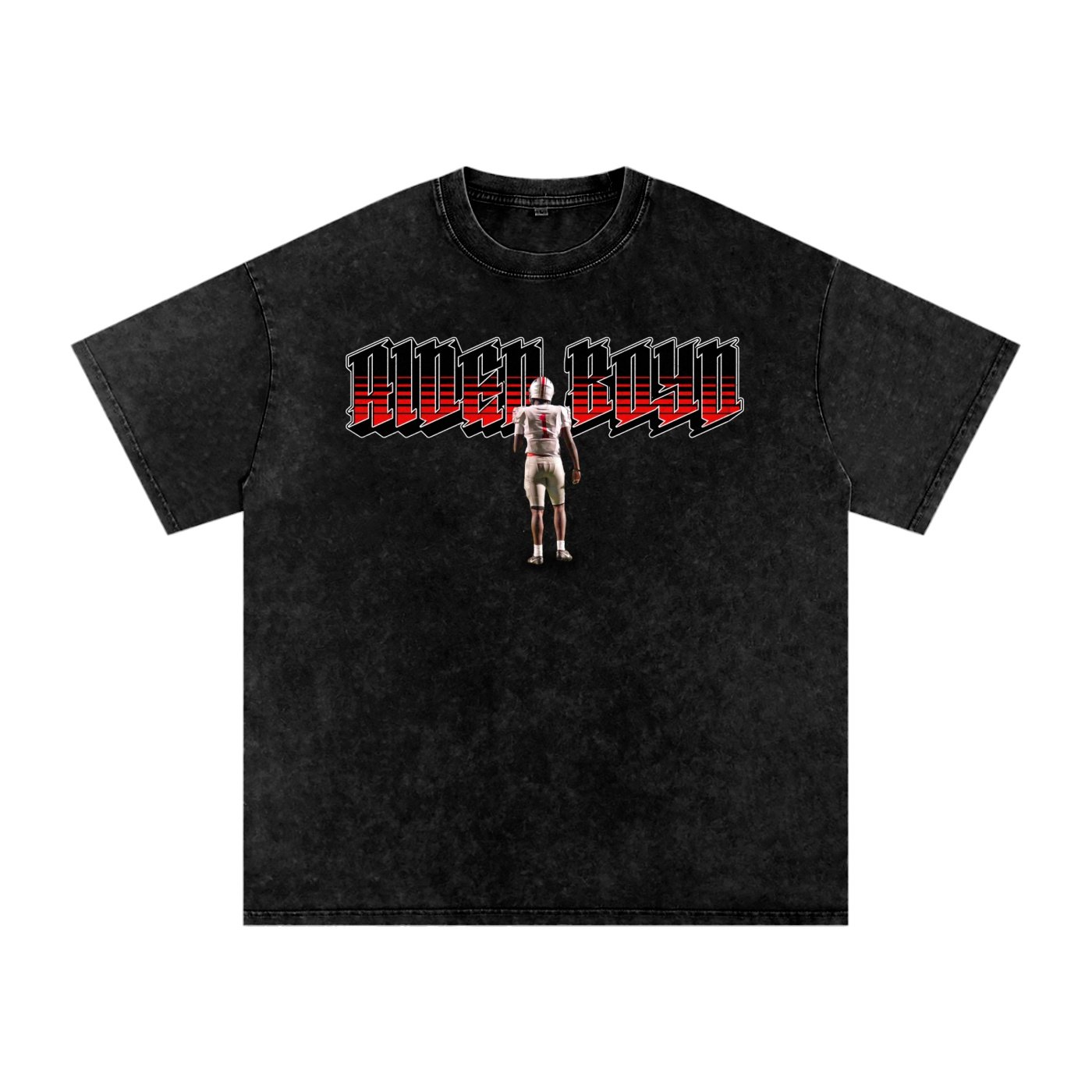 Aiden Boyd Snow Washed Oversized TEE - Image 1