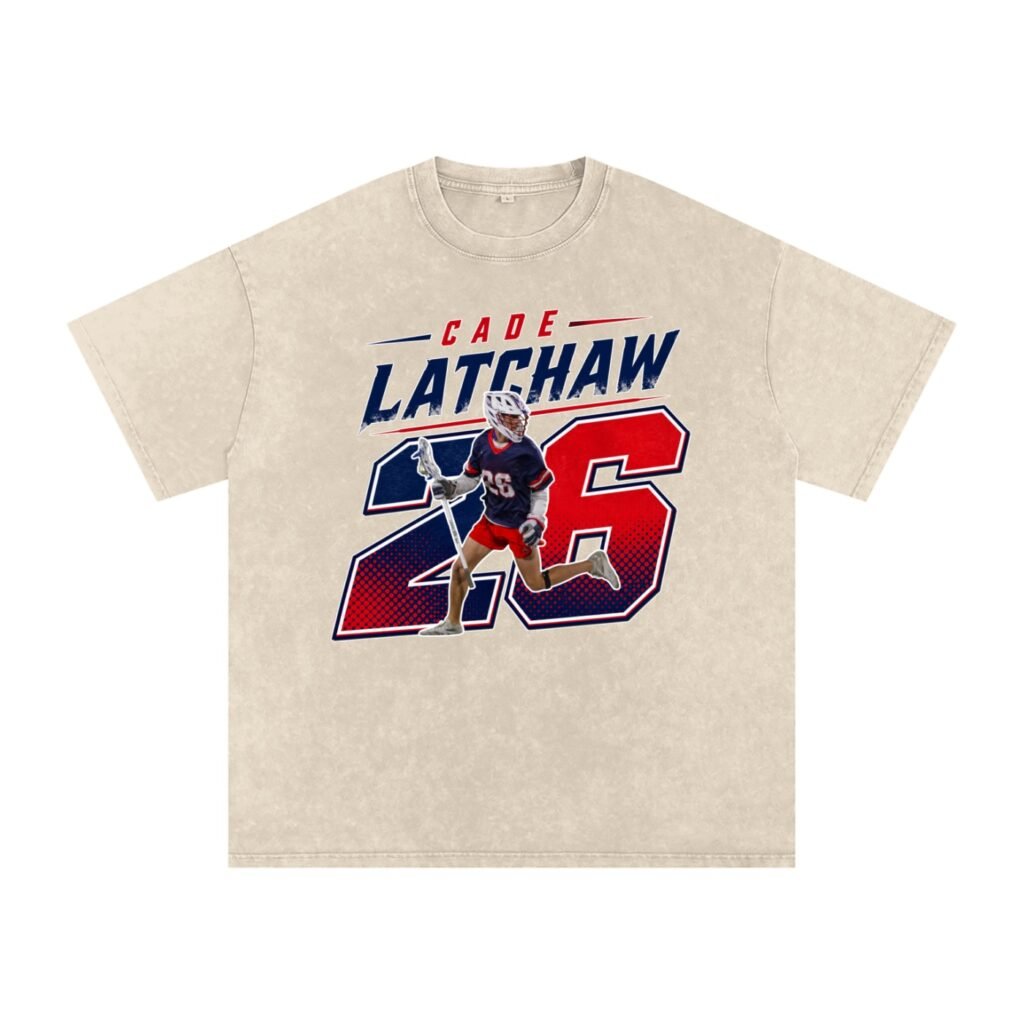 Cade Latchaw Snow Washed Oversized TEE