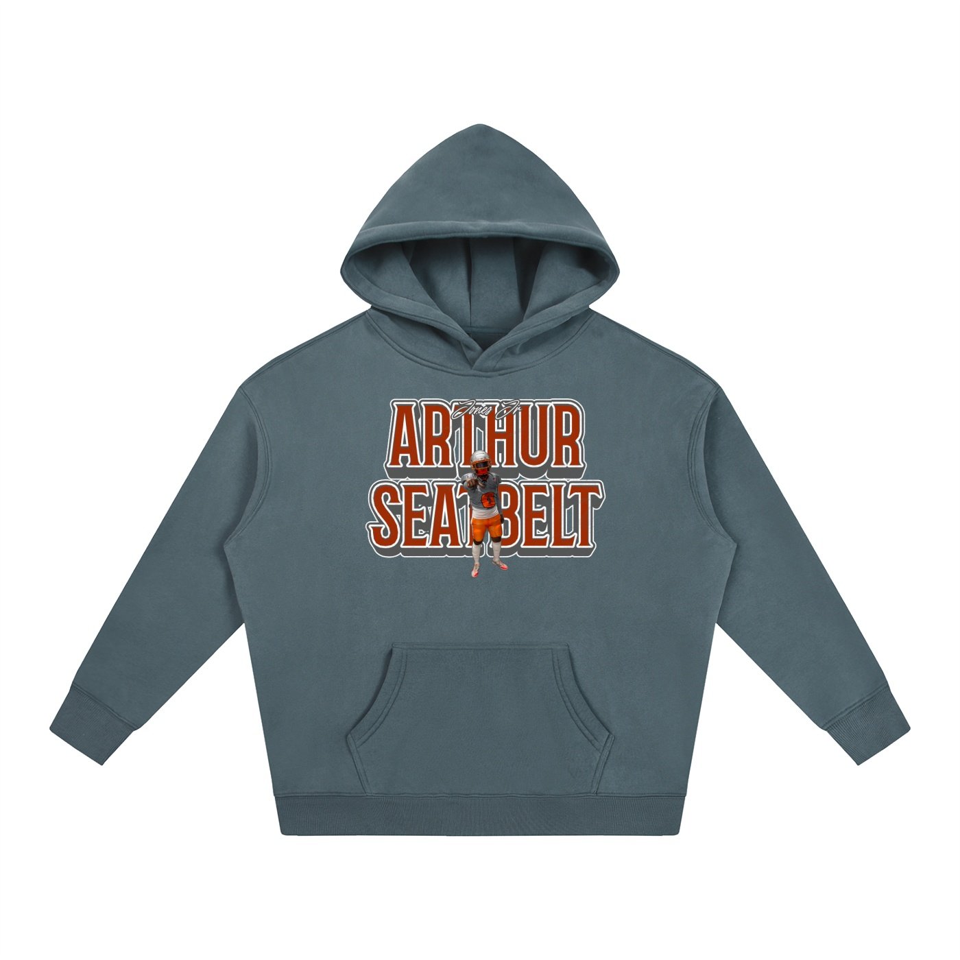 Arthur Seatbelt Jones Oversize Fleeced Hoodie - Image 4