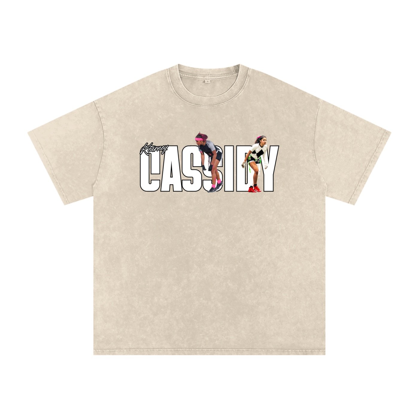 Cassidy Snow Washed Oversized TEE - Image 2
