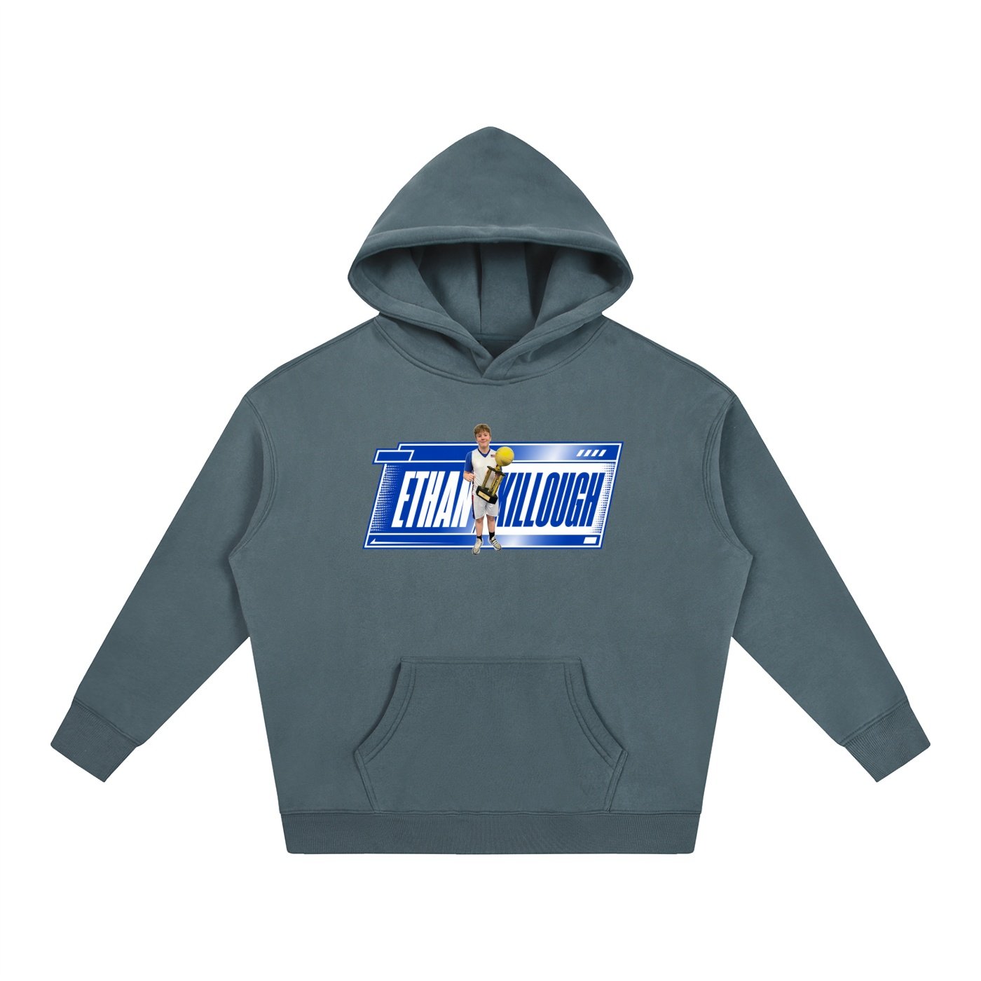 Ethan killough Oversize Fleeced Hoodie - Image 4