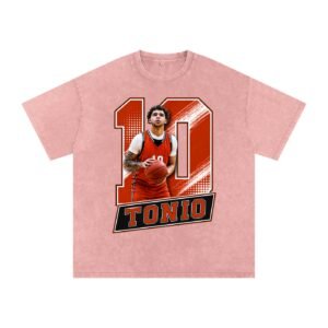 Tonio Martinez Snow Washed Oversized TEE - Image 5