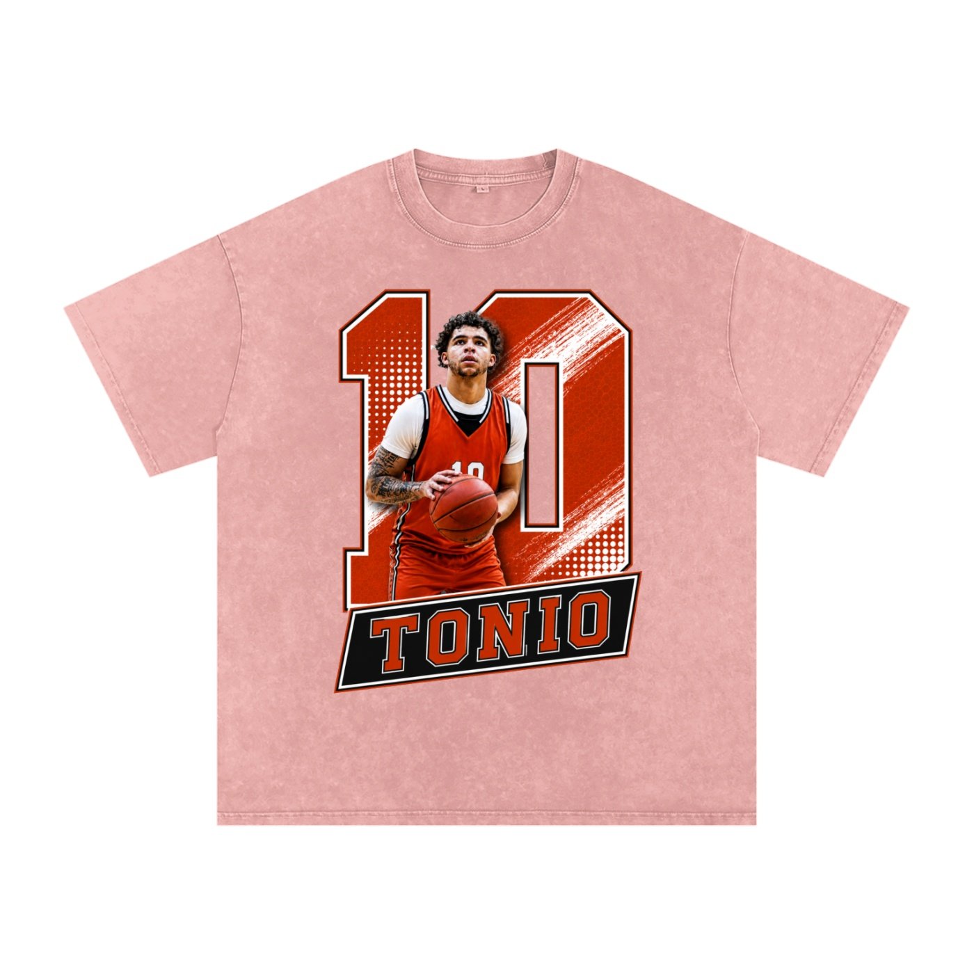 Tonio Martinez Snow Washed Oversized TEE - Image 5