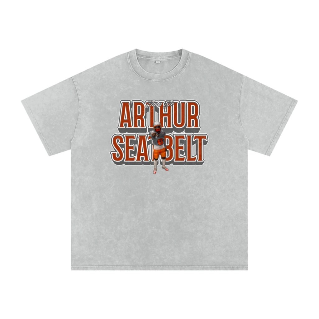 Arthur Seatbelt Jones Snow Washed Oversized TEE