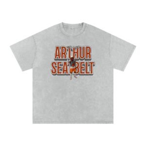 Arthur Seatbelt Jones Snow Washed Oversized TEE - Image 3