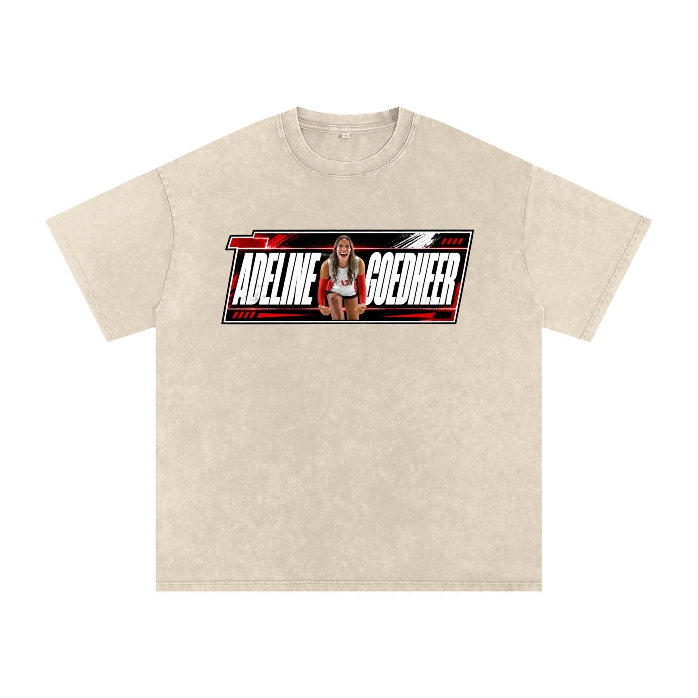 Adeline Goedheer Snow Washed Oversized TEE - Image 2