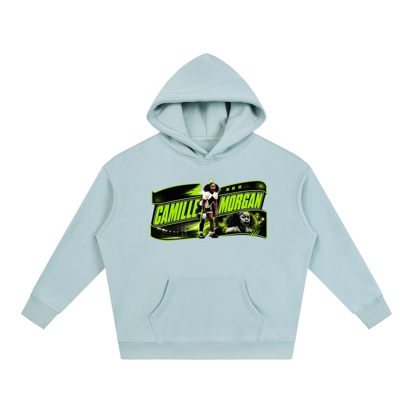 Camille Morgan Oversize Fleeced Hoodie - Image 3
