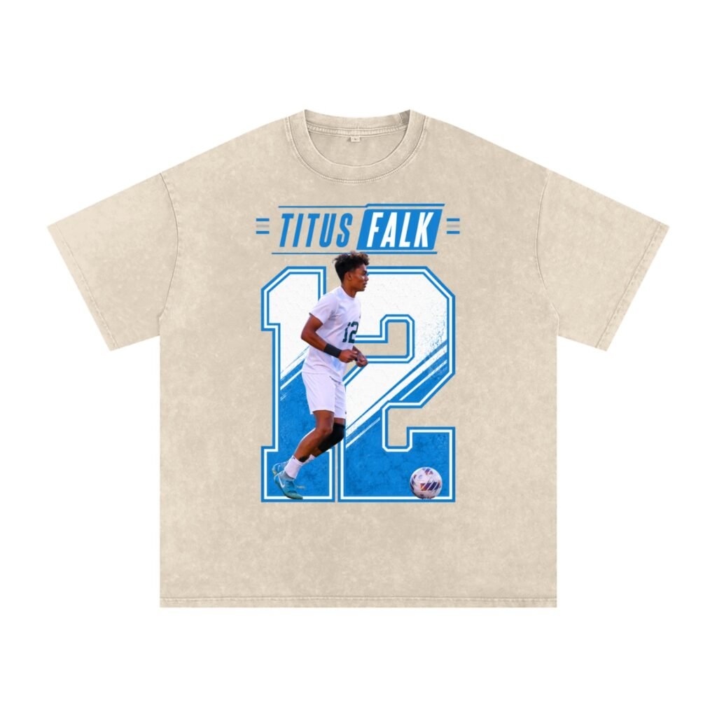 Titus Falk Snow Washed Oversized TEE