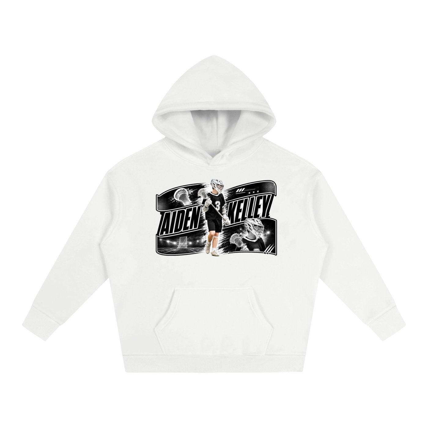 Aiden Kelley Oversize Fleeced Hoodie - Image 2