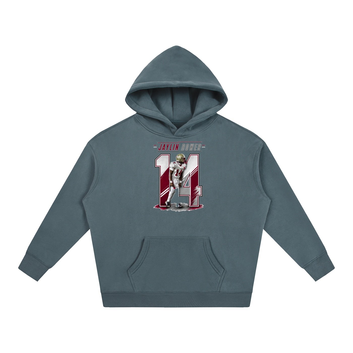 Jaylin Bower Oversize Fleeced Hoodie - Image 4