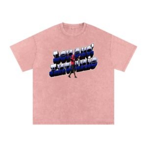 Lenard Antoine Snow Washed Oversized TEE - Image 5
