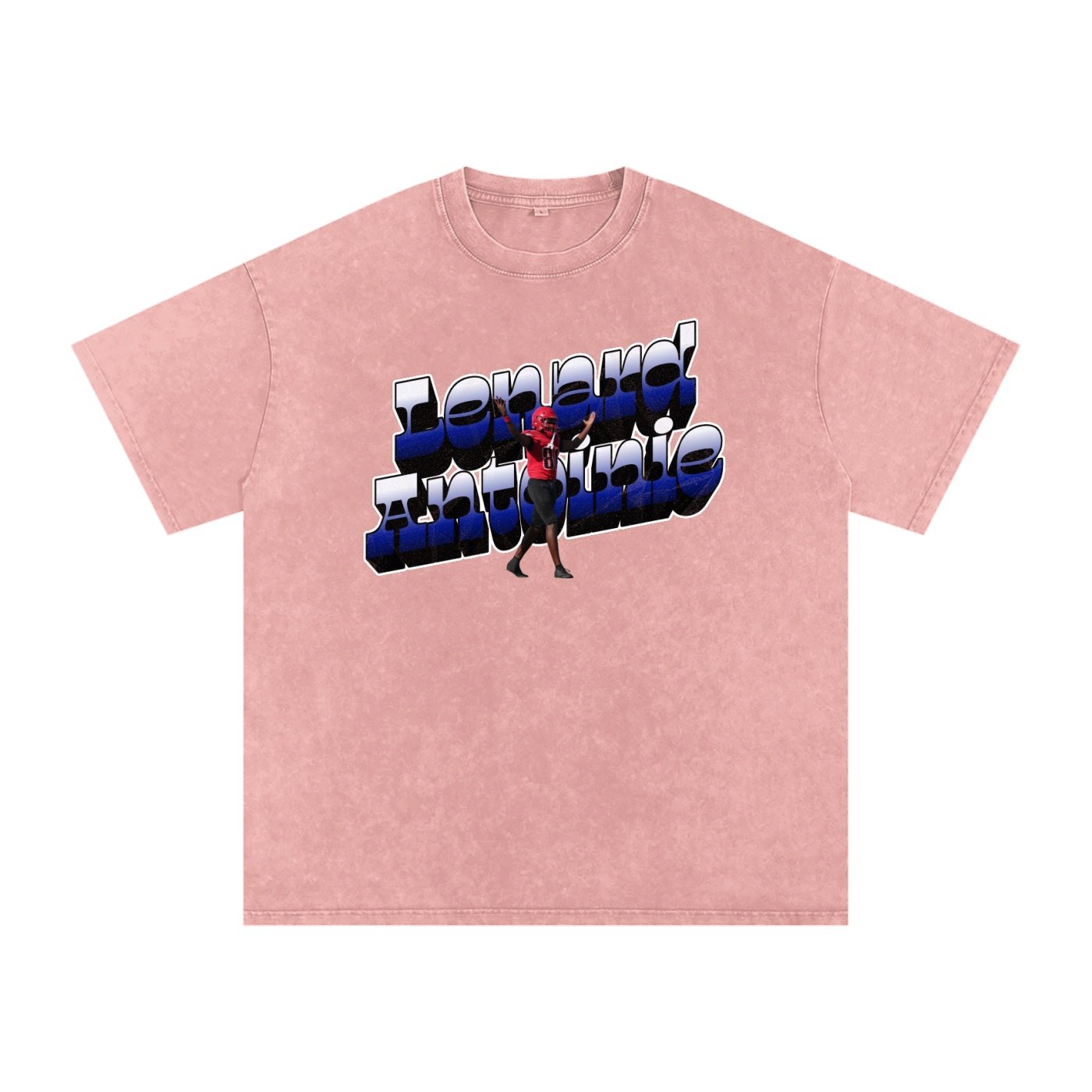 Lenard Antoine Snow Washed Oversized TEE - Image 5
