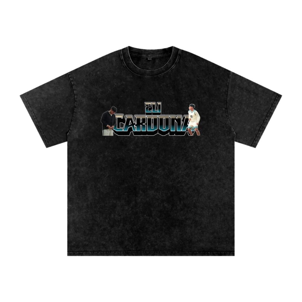 Eli Cardona Snow Washed Oversized TEE