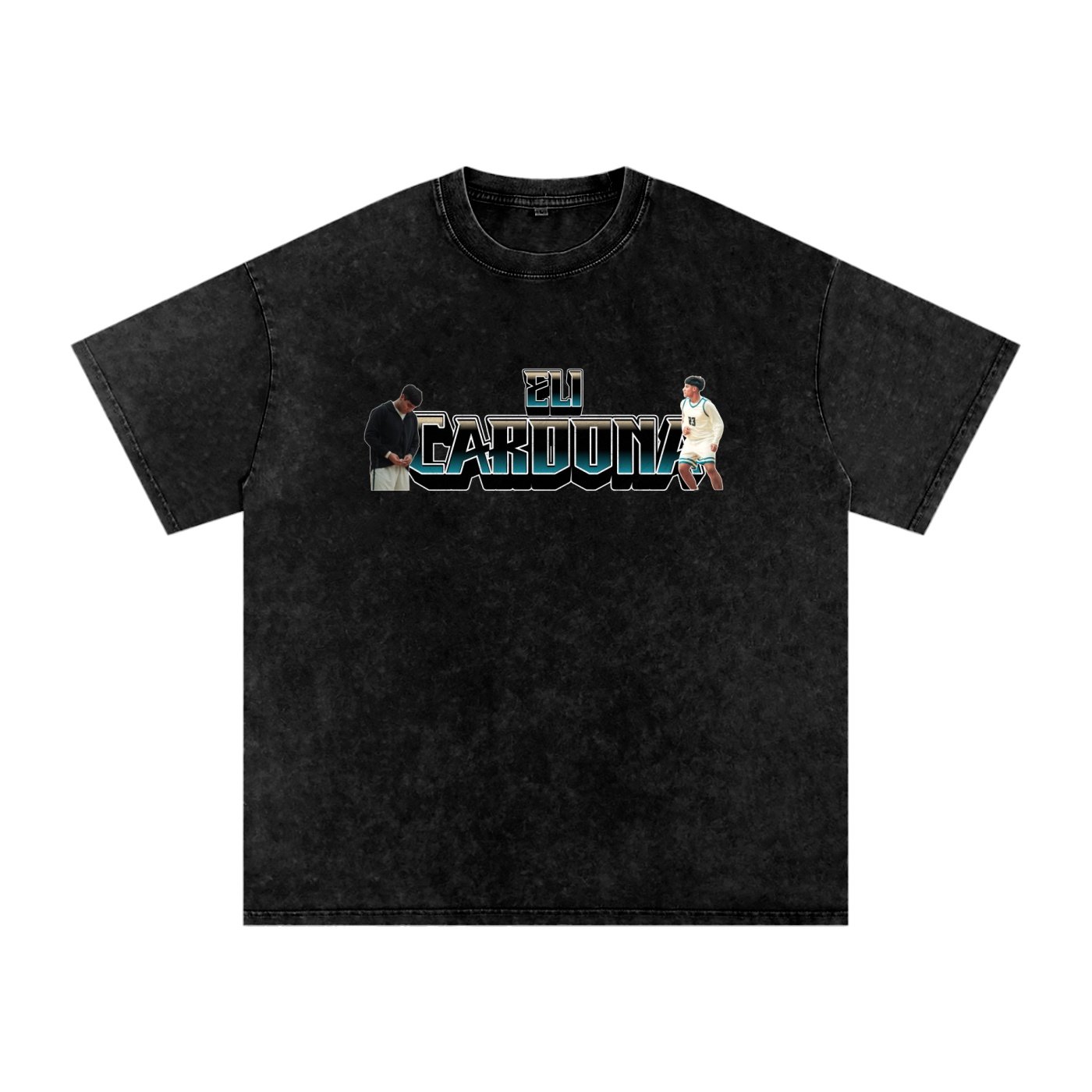 Eli Cardona Snow Washed Oversized TEE - Image 1