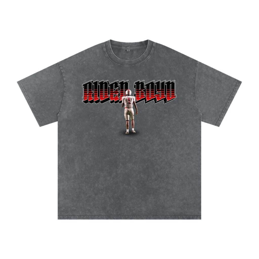 Aiden Boyd Snow Washed Oversized TEE