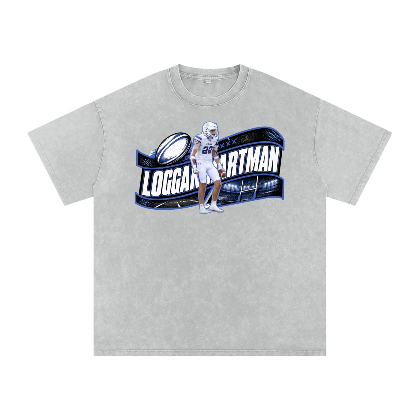 Logan Hartman Snow Washed Oversized TEE - Image 3