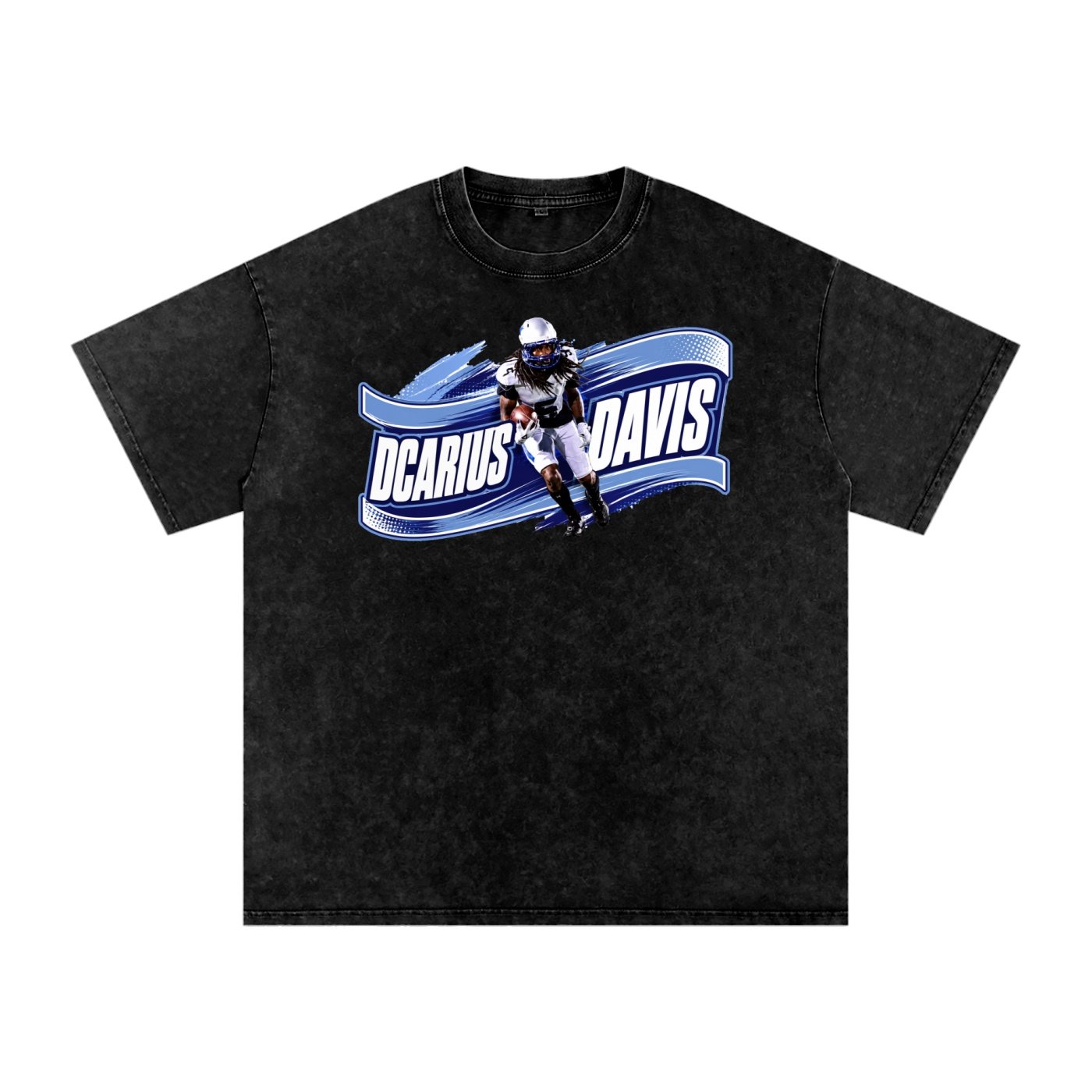Dcarius Davis Snow Washed Oversized TEE - Image 1