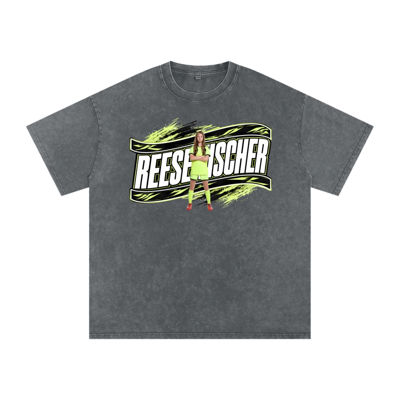 Reese Tischer Snow Washed Oversized TEE - Image 4